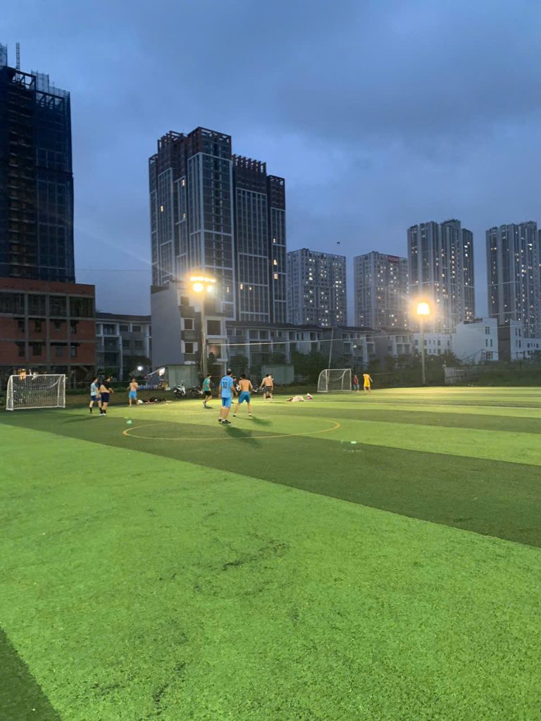 Giá cỏ nhân tạo sân bóng